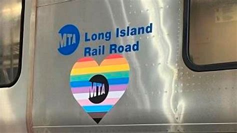 mta to show its support for lgbtq pride month with decals on trains including the lirr and