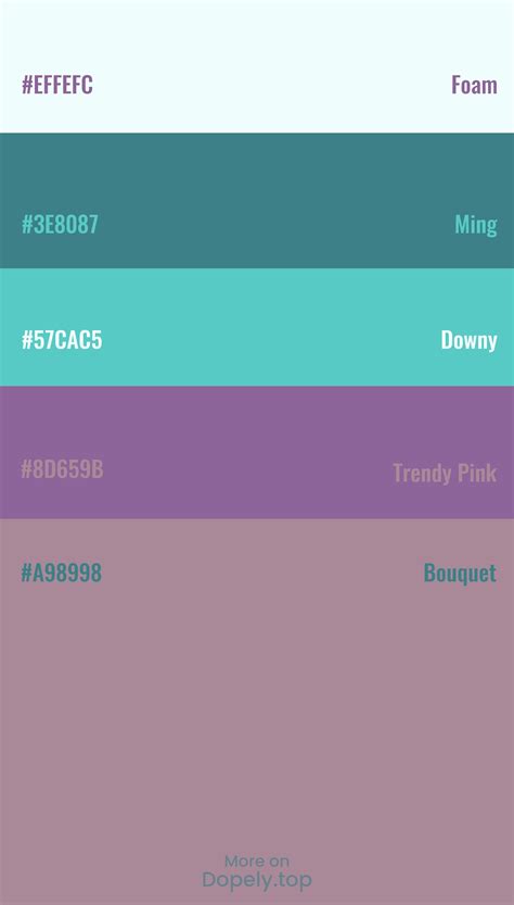 10 Color Palette Inspiration With Tint Colors And Hex Code Inside
