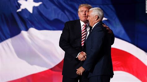 Donald Trump Air Kisses Mike Pence Cnnpolitics