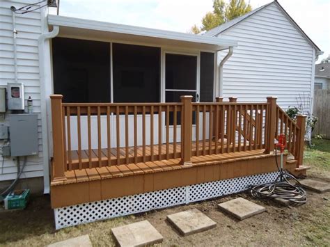 Big Mobile Home Steps Decks White Taupe House Decor Kelseybash Ranch