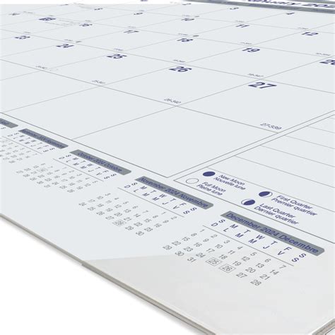 Blueline Net Zero Carbon 12 Month Monthly Desk Pad Calendar 22 X 17
