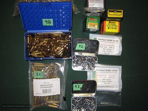 223 Reloading Brass And Bullets