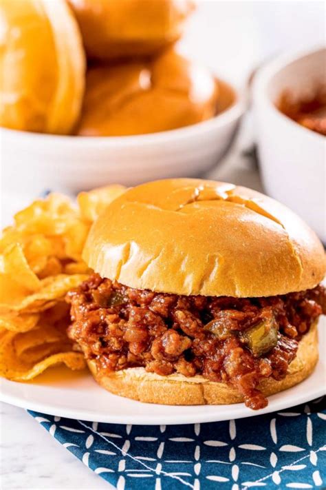 Turkey Sloppy Joes Quick And Easy The Chunky Chef