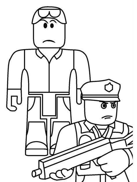 Police Roblox Coloring Page Download Print Or Color Online For Free