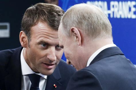 In Russia Frances Macron Tries His Next Charm Offensive On Cher