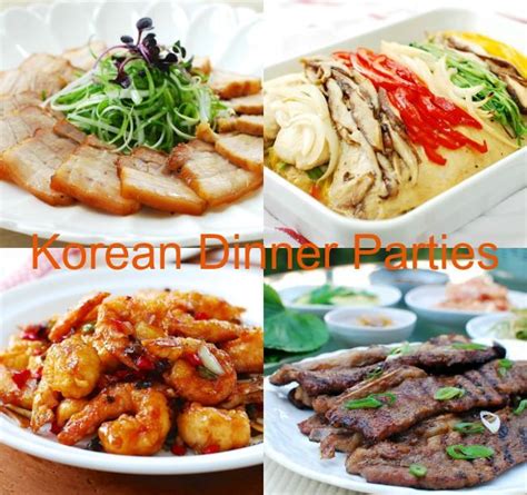 Korean Dinner Party Menu Ideas Korean Bapsang Korean Dinner Party