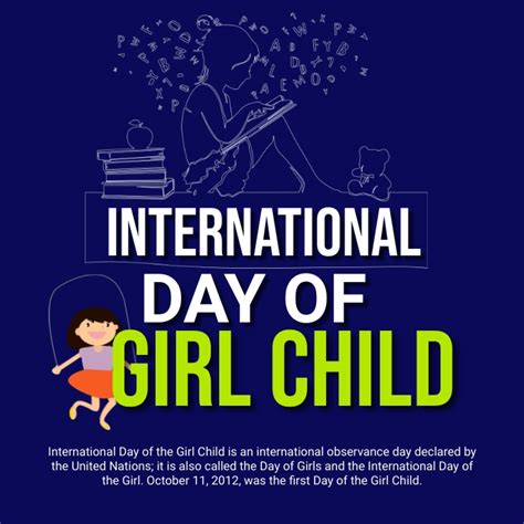Copy Of International Day Of The Girl Child Postermywall