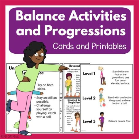 Balance Exercises For Kids Intevention Ideas Pink Oatmeal