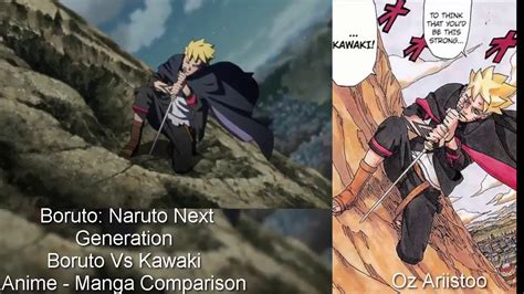 Boruto Vs Kawaki Animemanga Comparison Naruto Next Generations Youtube