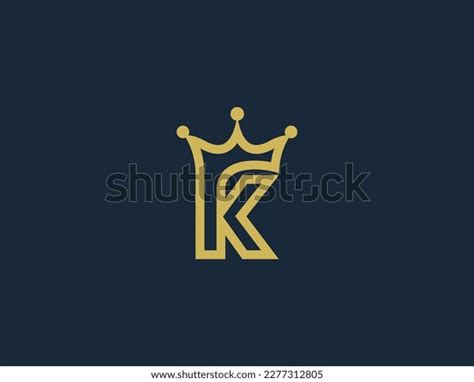 Initial Letter P Crown Logo Concept Stock Vector Royalty Free