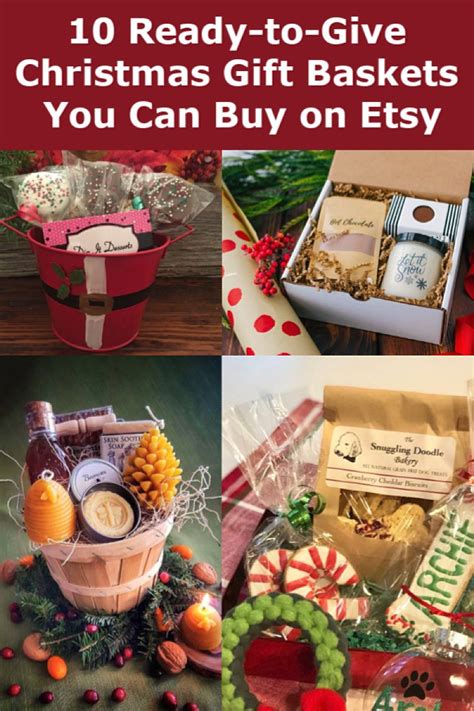 New coupon codes, deals and exclusive sale for march 2021. 10 Ready-to-Give Christmas Gift Baskets You Can Buy On Etsy