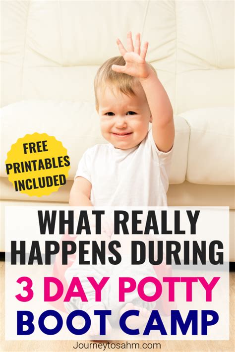 What To Expect In A 3 Day Potty Training Boot Camp