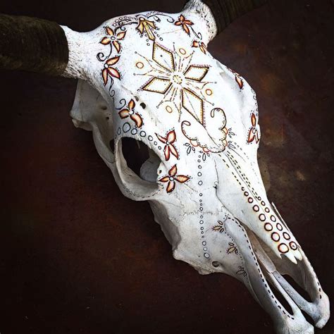 Best 25 Painted Cow Skulls Ideas On Pinterest Cow Skull