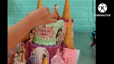 Disney Princesses Castle Cake How To Make Castle Cake For My