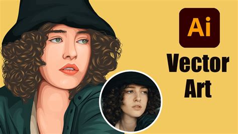 Vector Art Illustrator Vector Art Tutorial Curly Hair Youtube