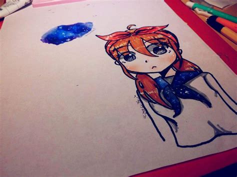 The gel pens i used in this video. Tutorial How to draw galaxy (with ordinary markers ...
