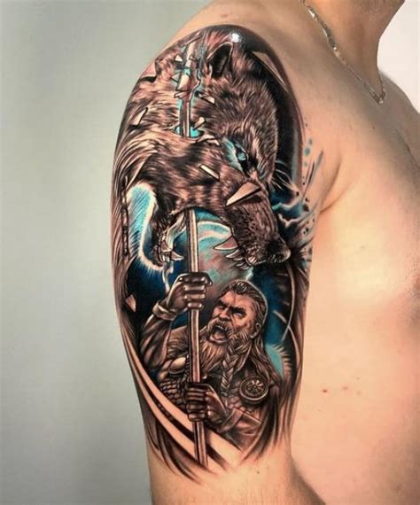 Viking Fenrir Tattoo Meaning And Designs Art And Design