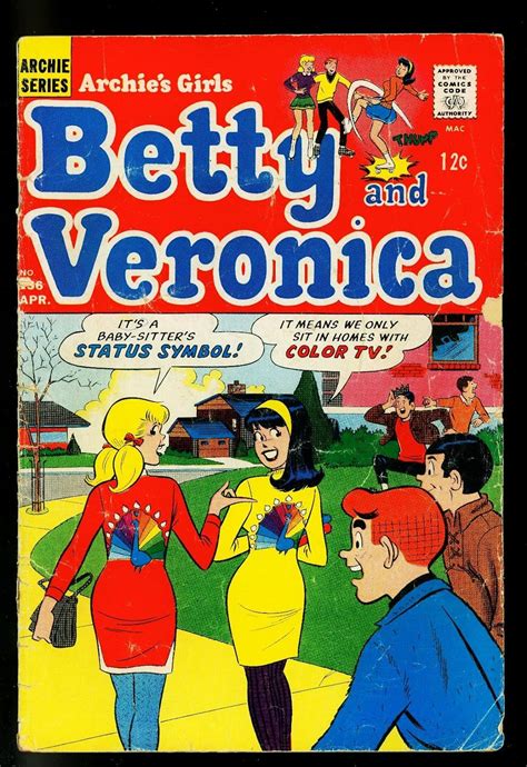 Archies Girls Betty And Veronica 135 1967 Tv Logo Cover
