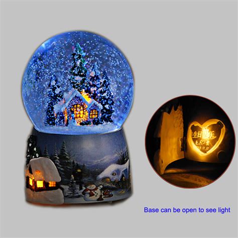 Led Christmas Snow Globe With High Quality Buy Led Snow Globe