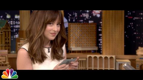 50 shades of grey star dakota johnson plays anything can be sexy with jimmy fallon on the