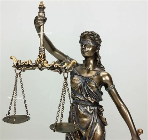 Blind Lady Justice Scales Lawyer Firm Attorney Statue