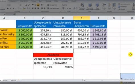 Kurs Excel 2010 Odcinek 2 Arkusz Kalkulacyjny