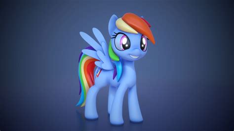 Equestria Daily Mlp Stuff Amazing 3d Rainbow Dash Model