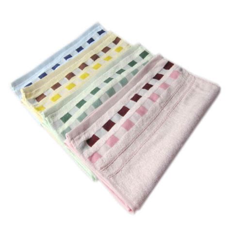 100 Bamboo Fiber Rayon Towel Ultra Soft Absorbent Cotton Edge Colors