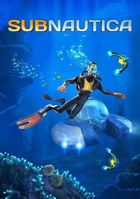 Subnautica Game Cover Poster Painting By Clark Tim Fine Art America