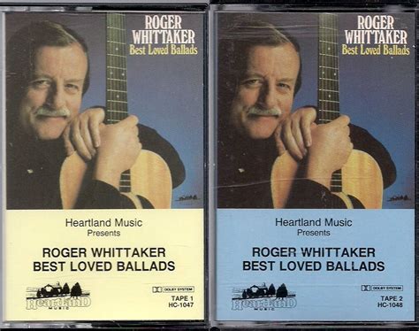 Roger Whittaker Best Loved Ballads 2 Cassette Set Music