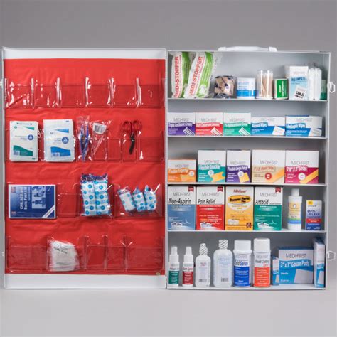 First Aid Kit Cabinet 5 Shelf Medique 1430 Pcs Mfr Item 738m1