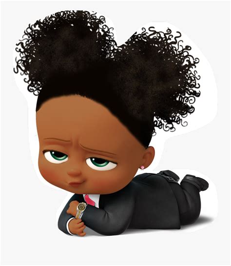 Black Boss Baby Boy Clip Art