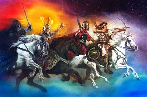 The Four Horsemen Of Revelation 6 Apocalipsis Los Cuatro Jinetes