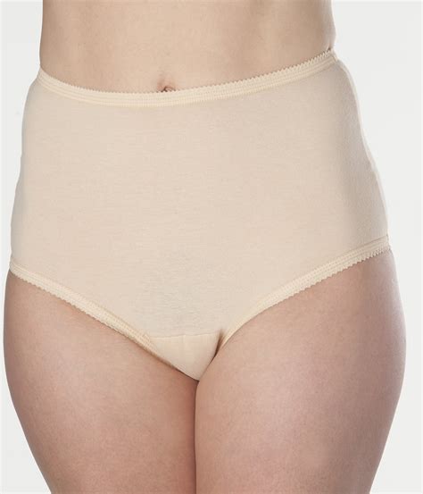Wearever Womens Washable Cotton Comfort Incontinence Panties High