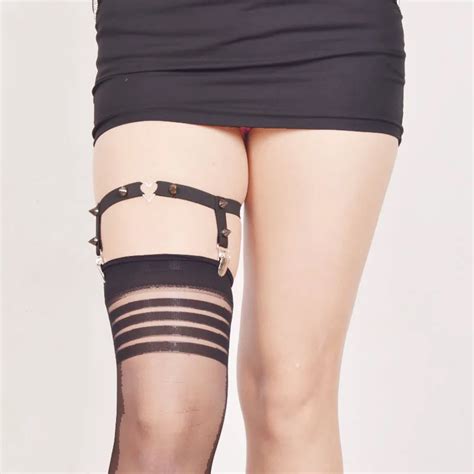 woman sexy garter belts leg garter handmade cinta liga sexy harness harajuku gothic sexy garter