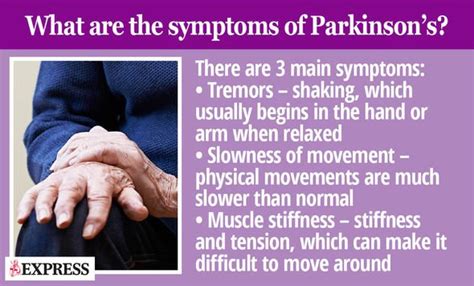 Parkinsons Disease Symptoms Signs Of Brain Condition Are Passing More