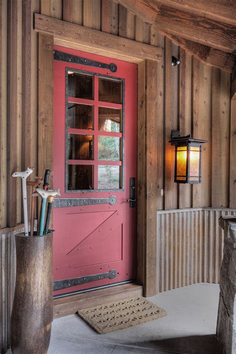 What kind of doors are in a redwood house? The History and Charm of a Red Front Door - Town & Country ...