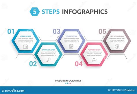5 Step Infographic Template Free Template Ppt Premium Download 2020