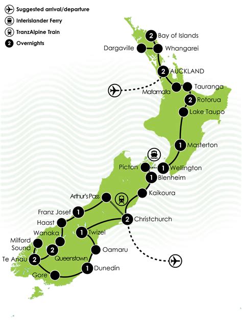 New Zealand Classic Showcase Tour Itinerary Grand Pacific Tours