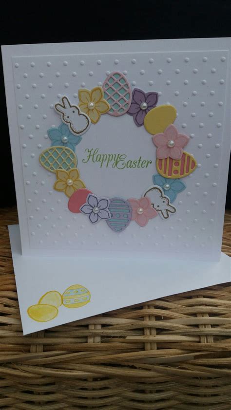 Basket Bunch From Stampin Up Easter Garland Card Diy Easter Cards