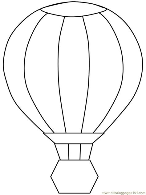 Free Printable Hot Air Balloon Coloring Page Great Disegni Da