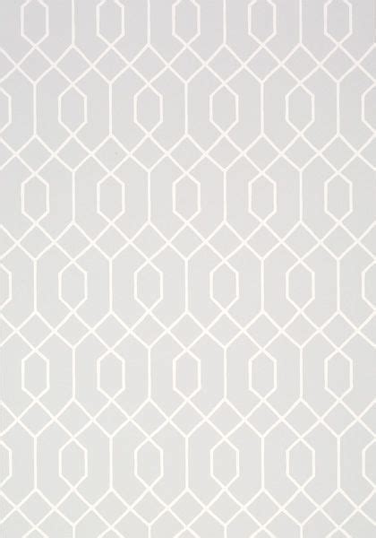 A White And Gray Wallpaper Pattern With Hexagonal Shapes On The Left Side