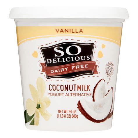 So Delicious So Delicious Coconut Milk Yogurt Vanilla 24 Oz