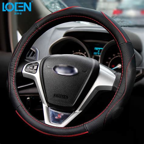 Hot Sell Leather Auto Car Steering Wheel Cover 38cm15 Anti Catch