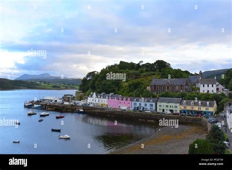 Portree Isle Of Skye Scotland Stock Photo Alamy