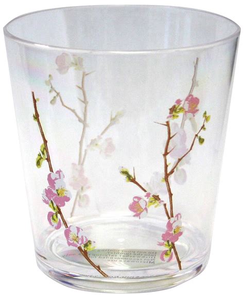 Cherry Blossom Acrylic Glass 14 Oz Set Of 6 Corelle Glass Set Glass