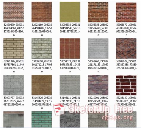 1843 Brick Texture Sketchup Model Free Download Sketchup Models For
