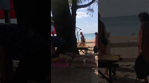 Thai Massage On The Beach นวดบนชายหาด Phuket Island Youtube