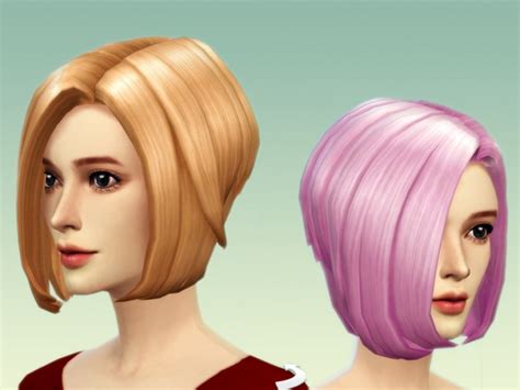 New Hair Mesh 02 Sims 4 Hair