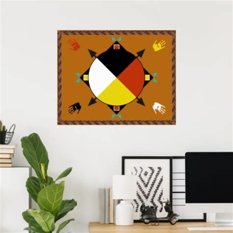 Cherokee Four Directions Poster Zazzle
